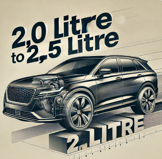 Service plan for vehicles 2.0 litre to 2.5 litre